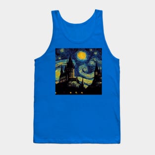 Starry Night Wizarding School Van Gogh Tank Top